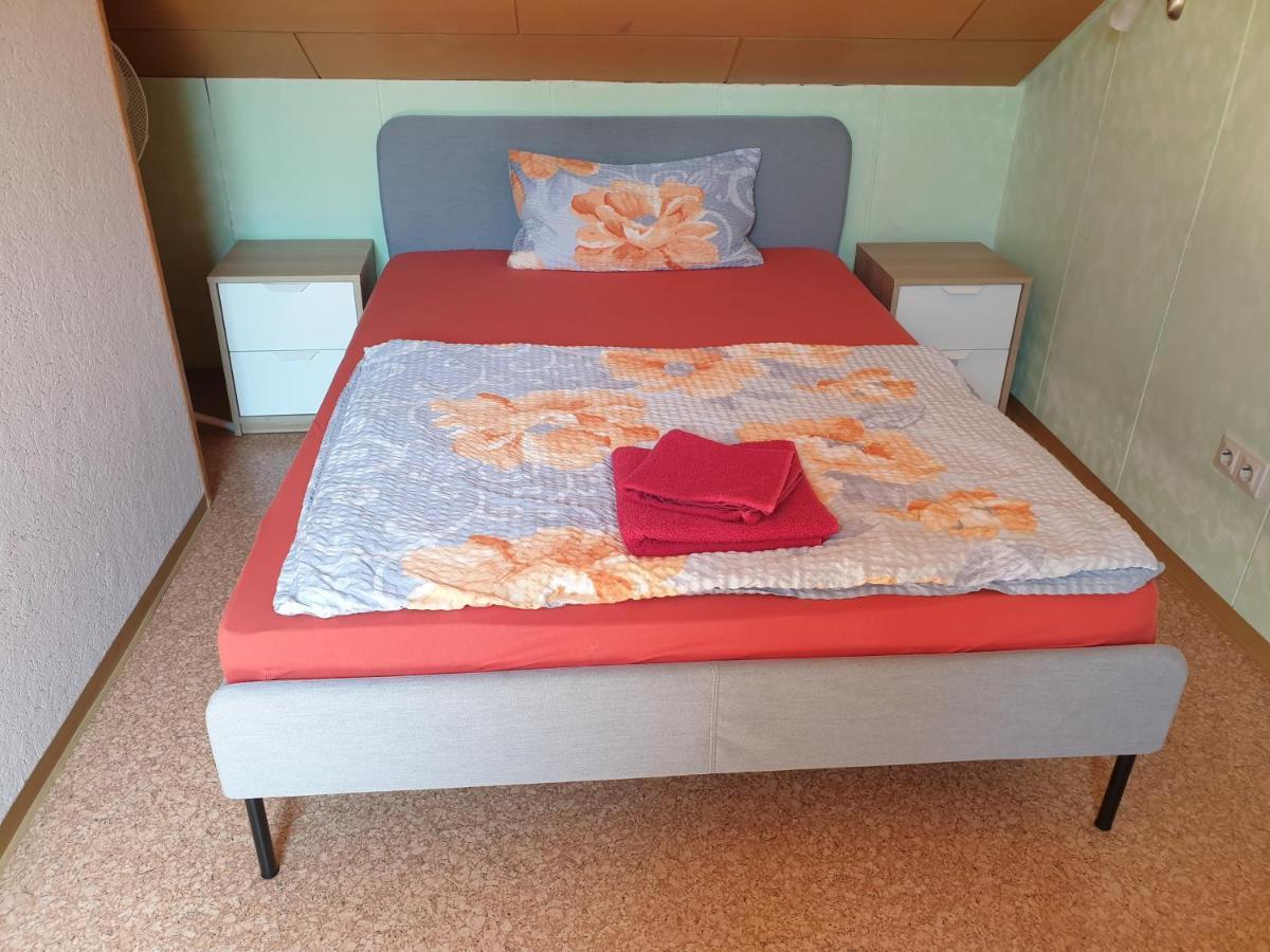 Sonnige Ruhige Dachzimmer Inkl Wifi Plus Kaffee Mit Wg Dusche Und Neuer Kueche 罗拉赫 外观 照片